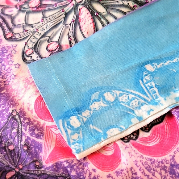 Wasabi & Ginger Pullover Hoodie Butterflies Design Multicolor XL 14-16 - Picture 8 of 11